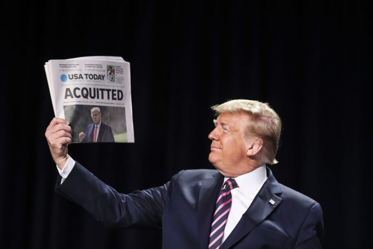 Donald Trump es absuelto en el juicio pol??tico por el asalto al Capitolio