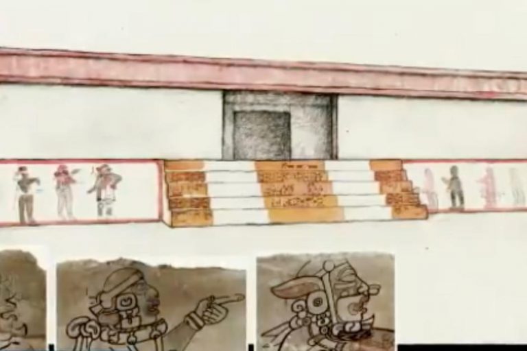Presentan nuevas interpretaciones del “Mural de los jugadores de Pelota” en Tikal