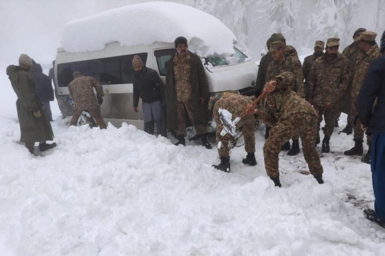 Decenas de personas murieron atrapadas en sus autos por inusual tormenta de nieve